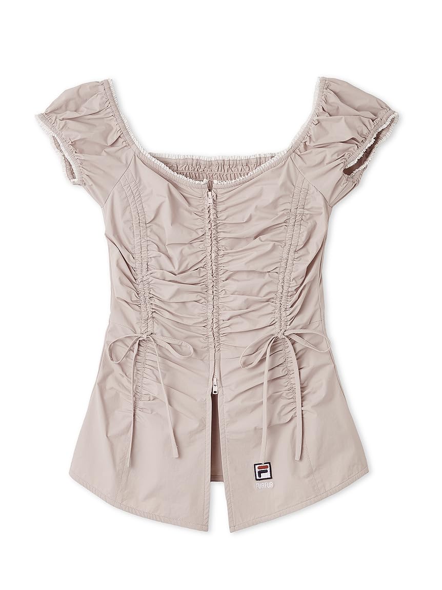 Amazon.co.jp: 【FILAコラボ】パフスリーブトップス RWFT254005PNKF